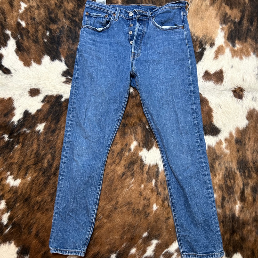 Levi's Women's 501 Original Straight Jeans in Blue